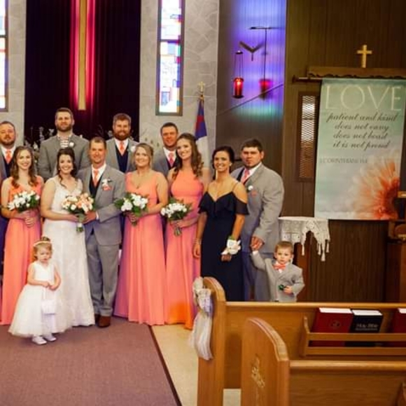 WORN ONCE! Bill Levkoff Navy Bridesmaid Dress - Picture 8 of 8